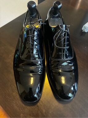 Church’s Black Patent Leather Dress Oxfords
